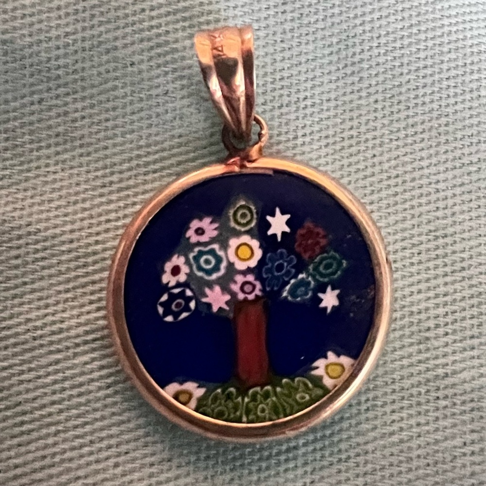 Colorful Tree Pendant
